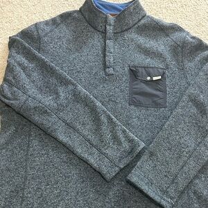 Woolrich Men’s XXL 1/4 Snap Pullover Sweater